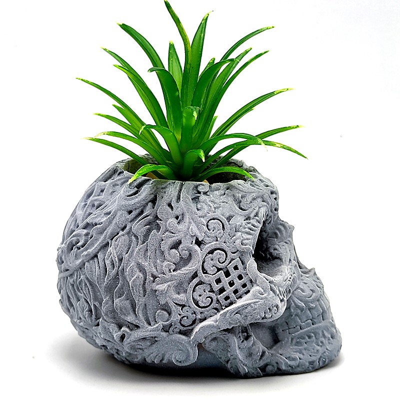 Florist Supply Vases - قالب سيليكون لمزهرية جمجمة رائعة -