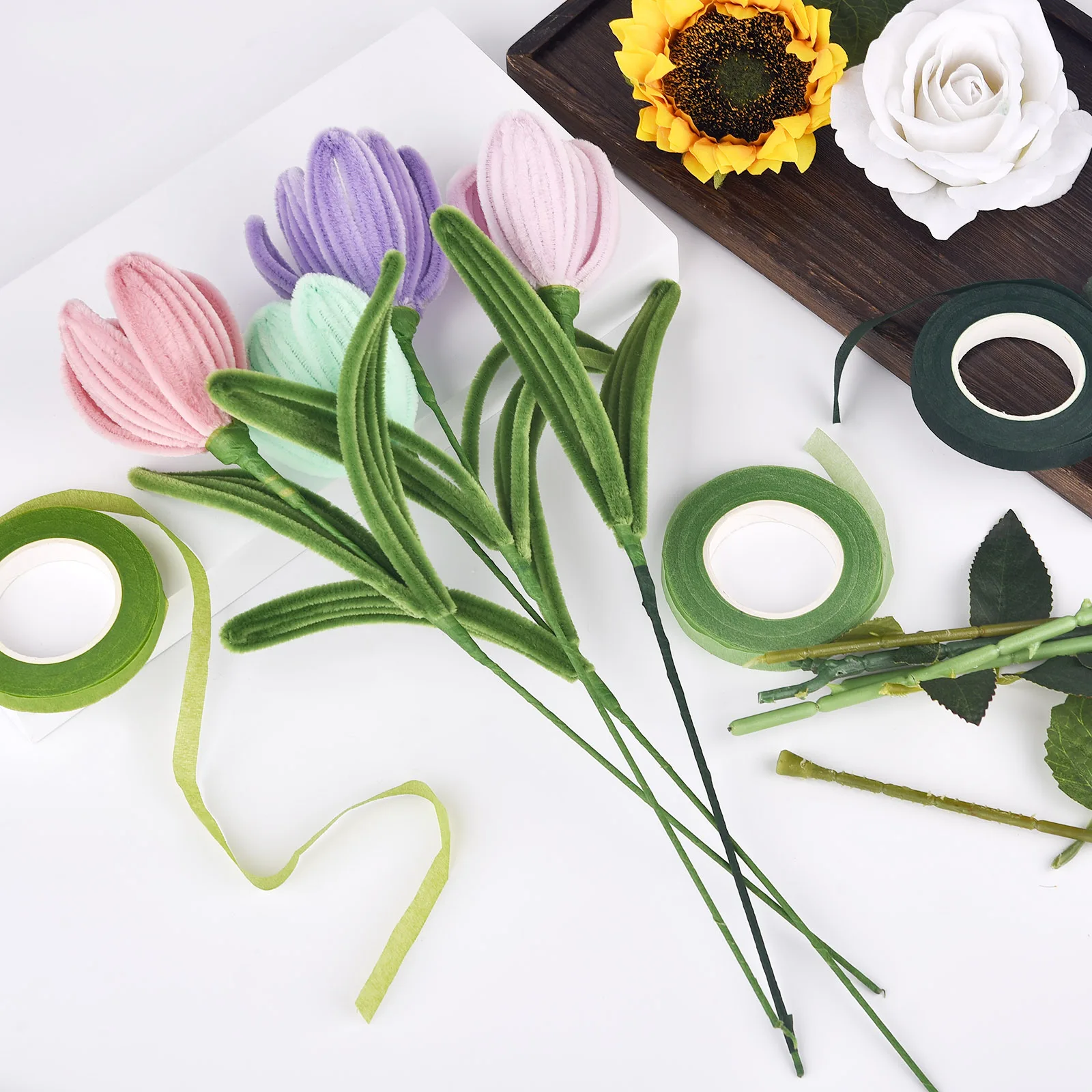 شريط تغليف سيقان الزهور 30 يار - مراجعة Florist Flower Supply وسعره