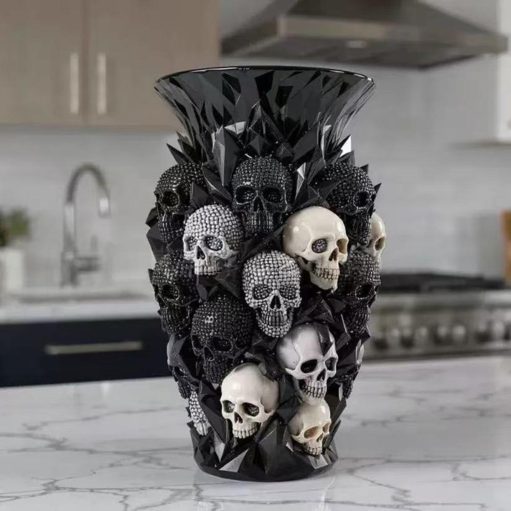 مزهرية راتنجية على شكل جمجمة ق - مراجعة Florist Supply Vases وسعره