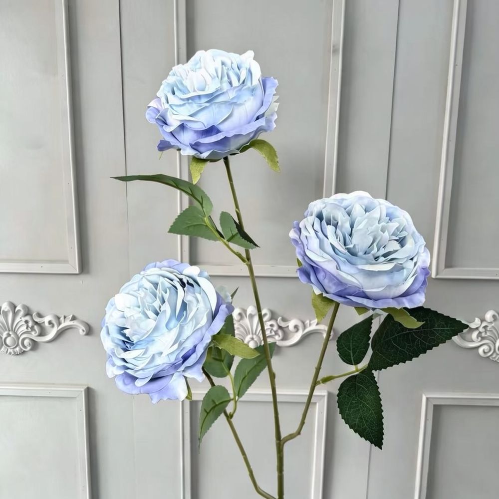 زهرة صناعية من الحرير الأزرق،  - مراجعة Florist Flower Supply وسعره