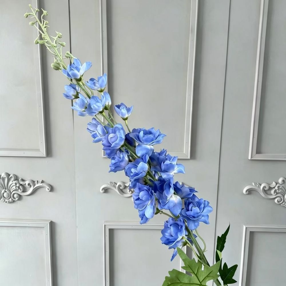 زهرة صناعية من الحرير الأزرق،  - مراجعة Florist Flower Supply وسعره