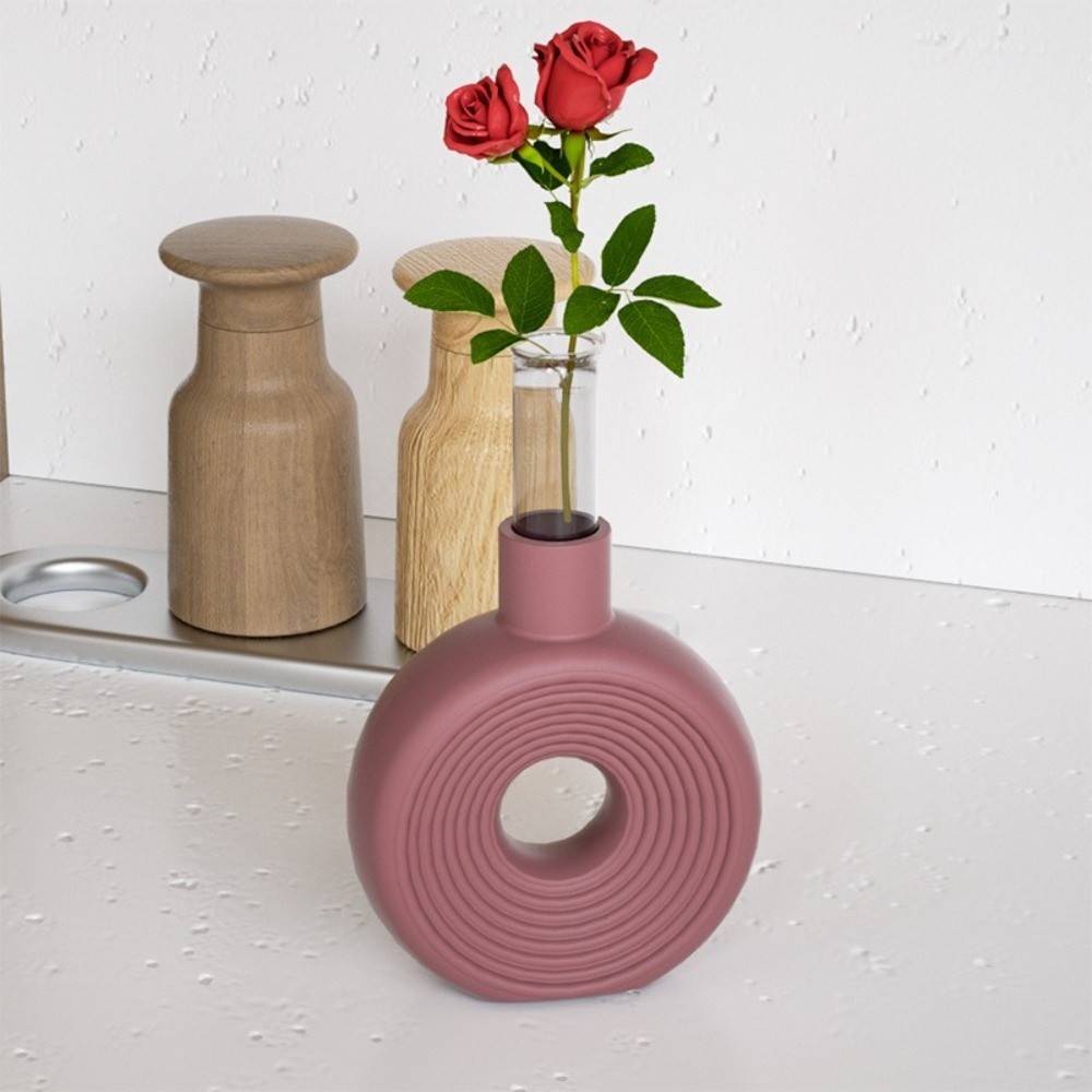 قالب سيليكون بيضاوي مخطط لصنع  - مراجعة Florist Supply Vases وسعره