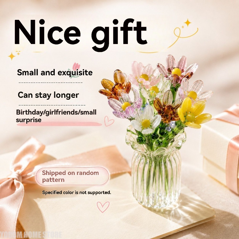 زينة زهور زجاجية ملونة مصنوعة  - مراجعة Florist Supply Vases وسعره